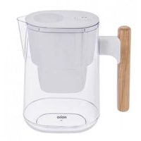 konvice 3,0l WHITELINE+filtr, bílá, 23x12,5x23,7cm, plast/dřevo