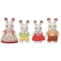 Sylvanian family Rodina "chocolate" králíků, nová