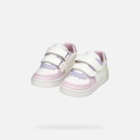 Bílé dívčí tenisky Geox Eclyper