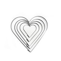 Vykrajovačka SRDCE 5 ks