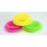 talíř 2ks dětský transpar,PP plast, MIX barev