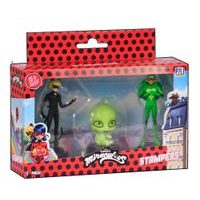 Miraculous: Beruška a černý kocour- razítka 3 ks figurka Ast.