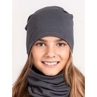 ESITO | Zimní čepice Teddy fleece double Olive - olivová / 34