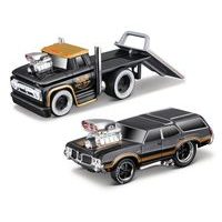 Maisto Maisto - Muscle Transports - 1966 Chevrolet C60 Flatbed 1970 Oldsmobile Vista Cruiser, 1:64