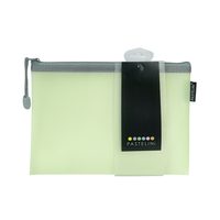 Obálka se zipem síťovaná A5 PASTELINI zelená