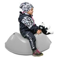 ADELLiNO, dětské softshellové kalhoty s fleecem CITY, černé