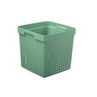 košík SEOUL XL, 30x30x30cm-zel.rozmarýn, plast