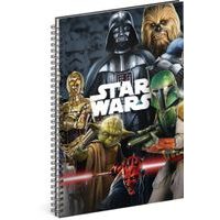Spirálový blok Star Wars – Mix, linkovaný, A4 Baagl