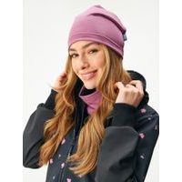 Unuo Dámská čepice z teplákoviny Homeless, Růžová
