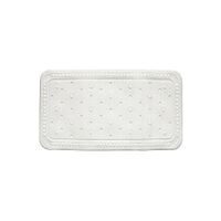KELA Vanová podložka KRETA PVC bílá 72x36cm KL-22361