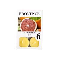 Provence SVÍČKA ČAJOVÁ GREPFRUIT, 6KS_hamashop