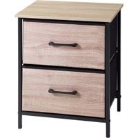 EXCELLENT HOUSEWARE Regál kovový se 2 zásuvkami 45 x 30 x 54 cm KO-BA3000010