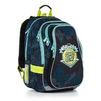Školská taška CHI 878 - modrý