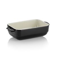 KELA Zapékací mísa keramická MALIN 22,5 x 12,5 cm černá KL-11934