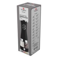 BERLINGERHAUS Elektrický mlýnek na pepř a sůl 2 v 1 Black Collection BH-9647