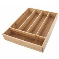 příborník 35x26x4,8cm, 5přihrádek, bambus