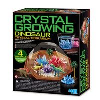 Dinosauří terárium s krystaly