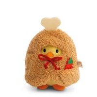 NICI NICI plyš MyMochi Kuře Tschieps 8 cm v kostýmu kuřecí stehýnko a chilli om.,set dár.b. 8,5x6,5x10cm