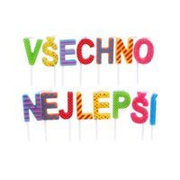 TORO SVÍČKY DORTOVÉ S DRŽÁČKEM VŠECHNO NEJLEPŠÍ_hamashop