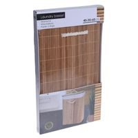 KELA Koš na prádlo Hedda směs bavlna/polyester bílo-černá 57,0 cm 40,0 cm KL-24453