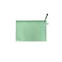 Obálka se zipem síťovaná A5 zelená
