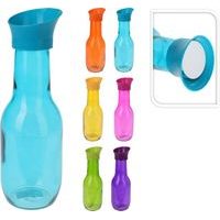 karafa 1l BARVY, víčko, sklo