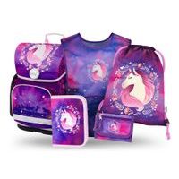 BAAGL SET 5 Ergo Kůň: aktovka, penál, sáček, zástěra, peněženka