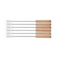 KELA Fondue vidlička BERGAMO sada 6 ks nerez pro sýr nebo čokoládu KL-79167