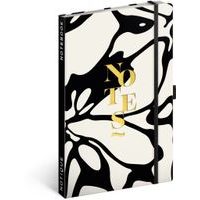 NOTIQUE Notes Abstrakt linkovaný, 13 x 21 cm