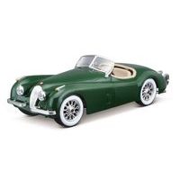 Bburago Bburago - Auta HOBBY, Jaguar XK 120 Roadster (1951), zelená, 1:24