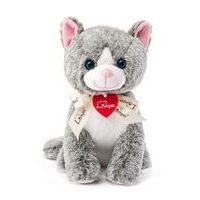 LUMPIN Kočka MADELEINE tmavě šedá, 25cm