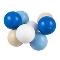 Kuličky na šnůře modré