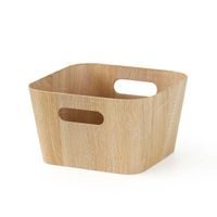 TORO KOŠ ÚLOŽNÝ 27*27*16CM BARVA DŘEVA PAPÍR+LEPENKA