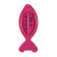 teploměr 15,0x6cm koup., 10°C+50°C, RYBA růžová, dětský