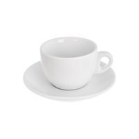 O Hrnek porc.+ podšálek MONA cappuccino 0,21 l, 2 ks