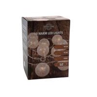 HIT LED ŘETĚZ X10, OZDOBY S GLITRY, 2XAA_hamashop