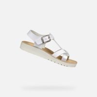Bílé dívčí sandály Geox Sandal Costarei Gi