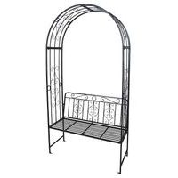 PROGARDEN Zahradní oblouk na růže s lavičkou 121 x 230 cm KO-X77000120