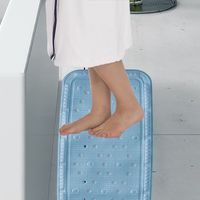 KELA Koupelnová předložka Maja 65x55 cm polyester šedá KL-23530