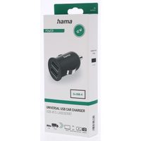 Hama USB nabíječka, 2x USB-A, 12 W (2,4 A)