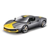 Bburago Bburago - RACE+PLAY, FERRARI, Ferrari 296 GTB ASSETTO FIORANO, šedá, 1:18