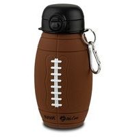 láhev 0,63l RUGBY míč, "WE CARE", nápitka+kryt, sport, silikon