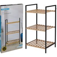 BATHROOM SOLUTIONS Regál do koupelny bambus 3 police 38 x 32,5 x 70 cm KO-784630130