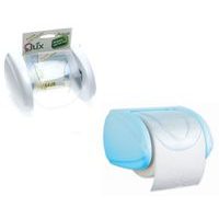 držák WC papíru s klapkou, celoplast