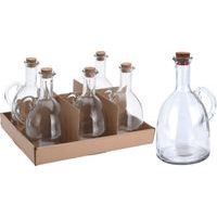 láhev 0,50l kón.+kork.zátka, ocet/olej, sklo