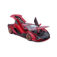 Bburago Bburago – STREET FIRE, Přepravní vozidlo Flatbed Transport + VW Polo GTI Mark 5, 1:43