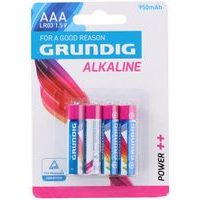 Grundig BATERIE AAA GRUNDIG ALKALINE 950 mAh, 4KS_hamashop