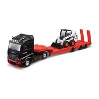 Bburago Bburago - Haulers construction, M-B Actros Gigaspace s Bobcat nakladačem