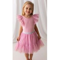 Dívčí sukýnka Princess Lily Grey růžová
