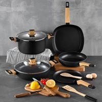 BERGNER Pánev grilovací s nepřilnavým povrchem 28 cm Earth Black BG-34625-BK